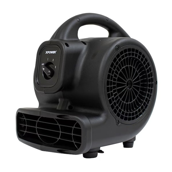 XPOWER Multi-Purpose Mini Mighty Air Mover/Utility Fan/Dryer/Blower, 600 CFM