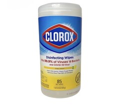 Clorox Wipes Disinfecting Bleach-Free Cleaning Wipes Crisp Lemon – 85 wipes