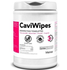 Metrex CaviWipes Surface Disinfectant Wipes -160/tub – Case of 12 Tubs