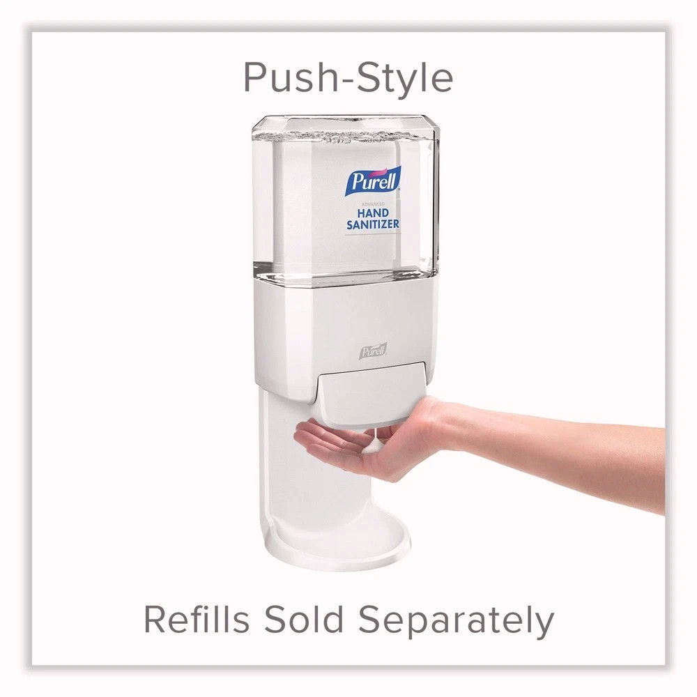 PURELL 502001 1,200 mL Push-Style Hand Sanitizer Dispenser – White (1/CT) New
