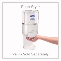 PURELL 502001 1,200 mL Push-Style Hand Sanitizer Dispenser – White (1/CT) New