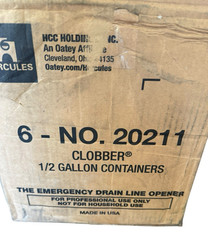 Hercules 20211 Clobber Drain and Waste System Cleaner – 1/2 Gallon Bottle – READ
