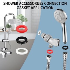 ZDBB 58 PCS Shower Head Garden Hose Screen Filter 58 PCS, Black White
