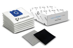 6 pack of HEPA bags and 2 post Filters for the Prolux Tritan series White