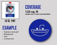 Clear Protective Coating for Metal 16 Oz. Durable Finish Solution