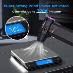 Compressed Air Duster, 210000RPM Electric Air Duster Equipped with Continuous…