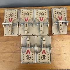Victor Power Kill Mouse Trap Big Size Rat Trap Lot Of 6 Traps Hard Plastic