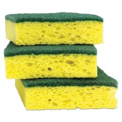 Scotch-Brite HD3 4.5 in. x 2.7 in. 0.6 in. Thick Scrub Sponge – YL/GN (3/PK) New