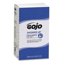 GOJO 7230 SHOWER UP 2000 mL Refill Soap and Shampoo – Pleasant Scent (4/CT) New