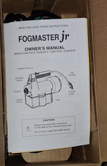 Fogmaster Jr. Electric Fogger Older Control New Virgin Tank 533010CA