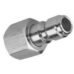 Stainless Steel Plug (Thread Measures .840″) Female Quick Connect 1/2 NPT Size