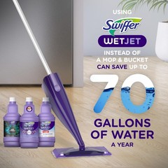 Swiffer WetJet Multi-Purpose and Hardwood 42.2 Fl Oz (Pack of 2), one color