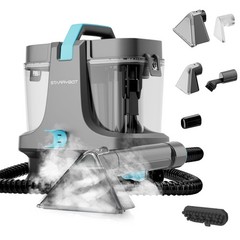 Portable Carpet Cleaner Machine with Steam and Heating Techology,18Kpa Powerf…