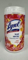 Lysol Wipes- mango & hibiscus scent- 480 Wipes (Pack Of 6)