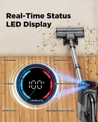 Verslife Cordless Vacuum Cleaner 500W/40Kpa Lightweight Stick Vacuum Up To 40