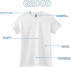 Gildan Adult Ultra Cotton T-Shirt, Style G2000, Multipack