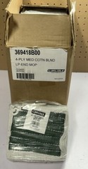 12-Pack, CARLISLE 369418B00 4-Ply MD Cotton Blend Looped End Mop Food Service