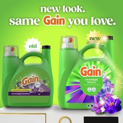 Gain Liquid Laundry Detergent with Odor Defense, 177 Fl Oz (Pack of 1)