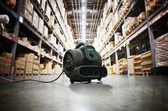 1/6 HP 700 CFM Air Mover Compact 3-Speed 4-Angle Industrial Floor Room Dryer