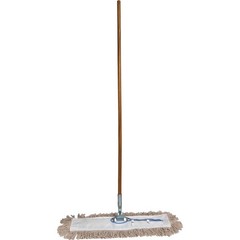 Genuine Joe GJO54101_35 Dust Mop 24″ Cotton Head 60″ Handle