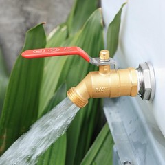 UNWAVER Garden Hose Full 3/4 inches, inlet Long and Butterfly Handle 2PCS