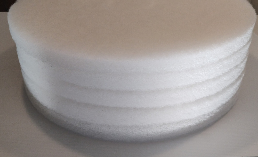 5 Glomesh regular speed floor pads white super polish 425mm Free postage