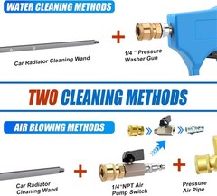 40 Inch Pressure Washer Wand for Car Radiator Cleaning Tools, Car Water Tank …