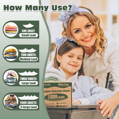 1000 Loads Mega Pack Laundry Detergent 1000-loads, 1000-loads [Fresh Scent]