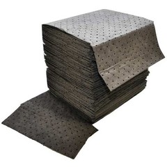 Spilfyter Gff-72 Sorbent Pad, 28 Gal, 16 In X 18 In, Universal, Gray,