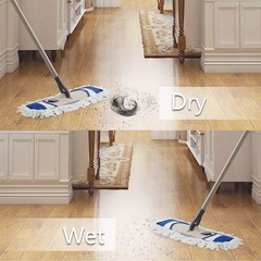 Eyliden Mop Pads (2 Pack) Wet Dry Dust Mop Pads for Hardwood Floors – Replace…