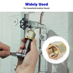05265 Faucet Thread Cleaner Tool for Household Outdoor 1/4 inch, Alloy