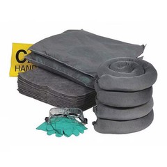 Spilltech Spill Kit Refill, 17 gal Volume Absorbed per Kit, 20 gal Capacity,