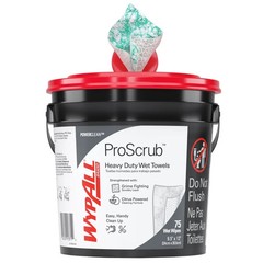 WypAll – ProScrub Heavy Duty Wet Towels – Bucket