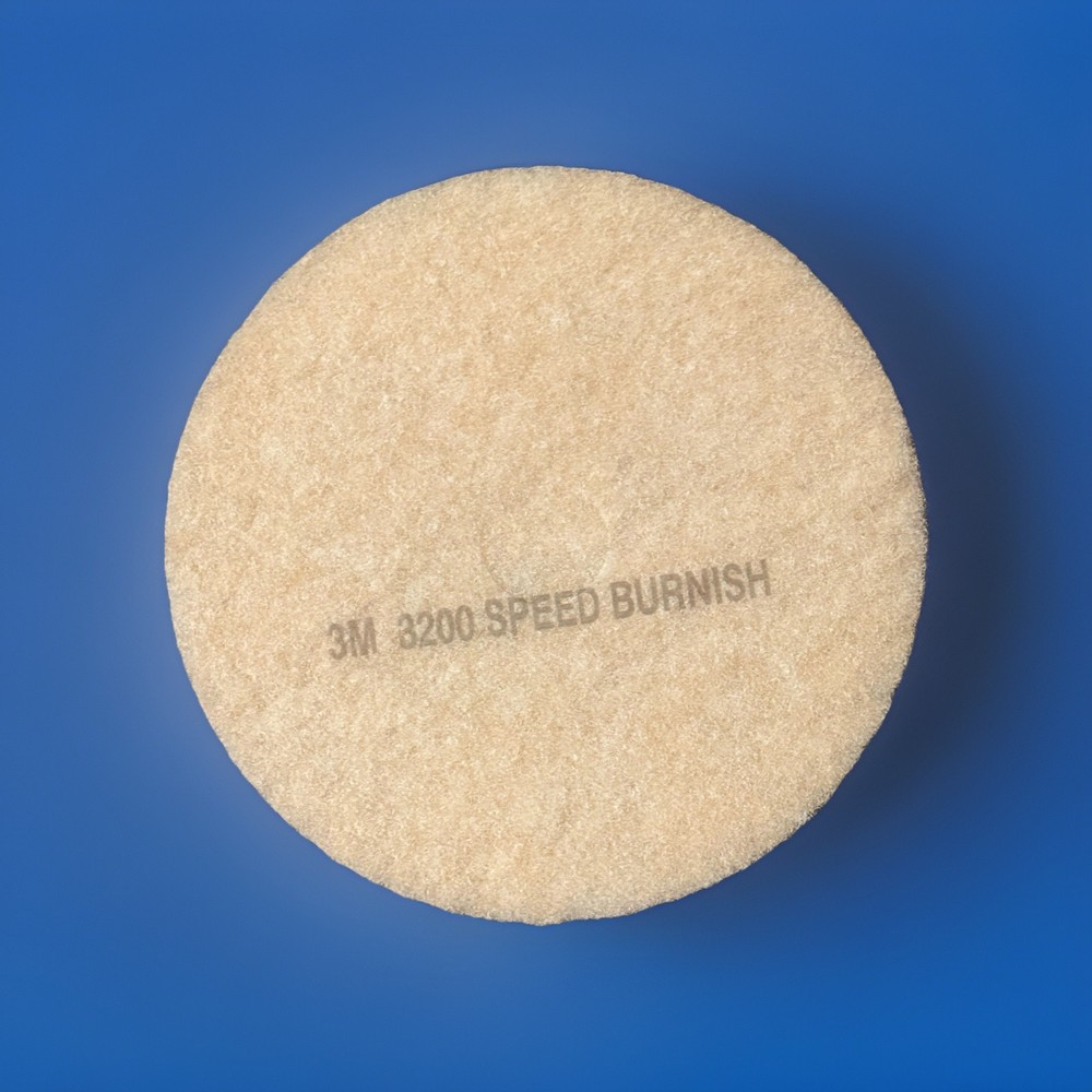 3M 3200 Speed Burnish Pads 19” Floor Buffer Pads Box of 5 High Gloss Finish