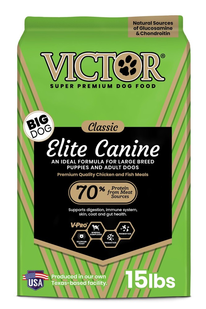 Victor Super Premium Dog Food Elite Canine Dry Dog Food Chicken Fish Meal 25