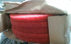 3M Red Buffer Floor Pads BOX OF 5, 17″ (08392) FS