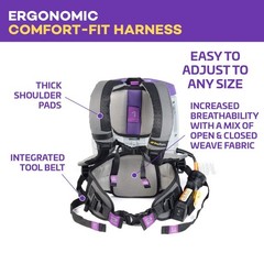 ProTeam GoFit 3 Commercial Backpack Vacuum with Xover Multi-Surface Telescopi…