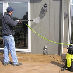 Hourleey Pressure Washer Hose 50 FT, 3600 PSI Flexible Kink 50FT, Green
