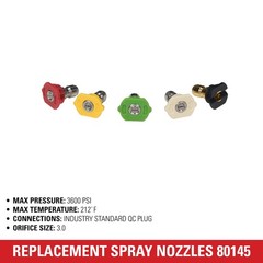 SIMPSON 16-Inch Pressure Washer Wand + Gun + 3600 PSI Nozzles – Stainless Ste…