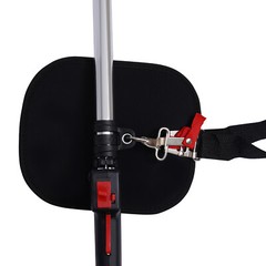 Gas Power 52CC Handheld Sweeper Broom Driveway Turf Artificial Grass Snow Clean