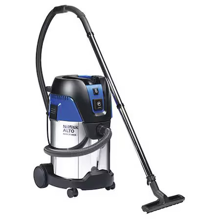 Nilfisk 107419098 Industrial, Shop Vacuum, 8 Gal, Hepa, 3600 L/Min, 1 1/2 Hp