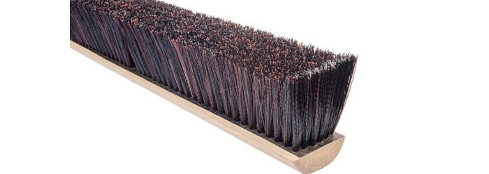 Magnolia Brush #5624 24″ Dark Red Coarse & Fine Black Plastic Mix Broom Head