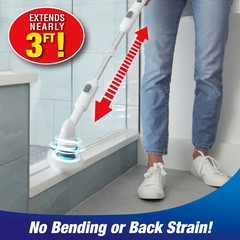 Cordless Electric Spin Cleaning Brush Voom Powerful Rechargeable Scrubber