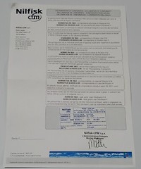 *NEW* NilFisk CFM SpA Filter 0250mm x 342mm H14 EN 1822 400Pa 0.2 Ám + Warranty!