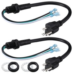 Dreyoo 2 Pack 100641 Power Cord Parts Compatible with ProTeam Backpack Black