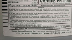 NEW Spartan Profect Neutral 64 Concentrated Disinfectant Cleaner Fragrance Free