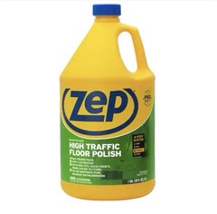 Zep 1 Gallon High Traffic Floor Polish for Sealed Concrete, Rubber, Tile Floors