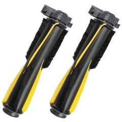 Techecook 2 Pack Main rolling brush: 6.6 x 2.1 inches, Yellow, Black