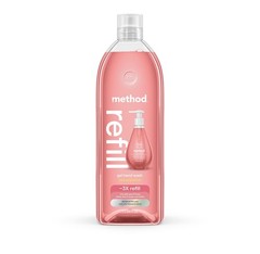Method Gel Hand Soap, Refill, Pink Grapefruit, 34 34 Fl Oz (Pack of 1),