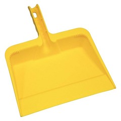 GRAINGER 48LZ18 Handheld Dust Pan,Yellow 48LZ18
